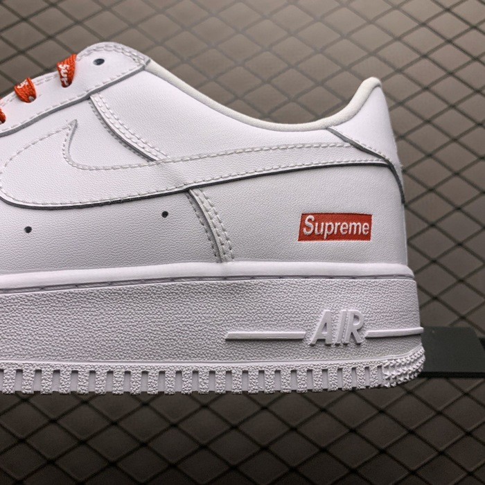 air force 1 low "Sup*e - mini box logo white"