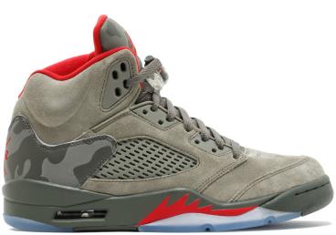 Air Jordan 5 Retro Green Camo 